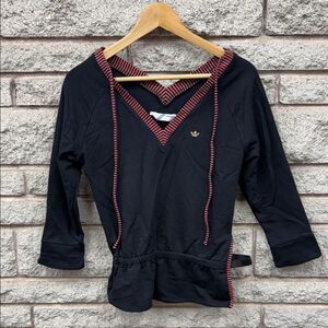 🔥🔥🔥Rare Adidas Sample Black and Red Women's Top